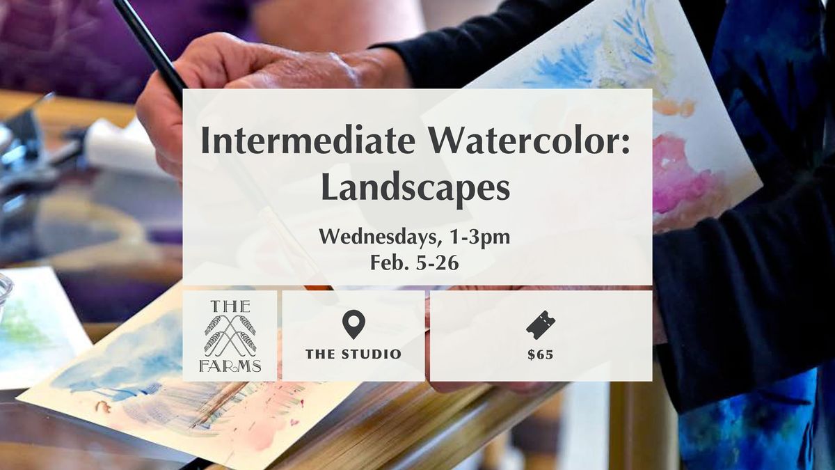 Intermediate Watercolor: Landscapes