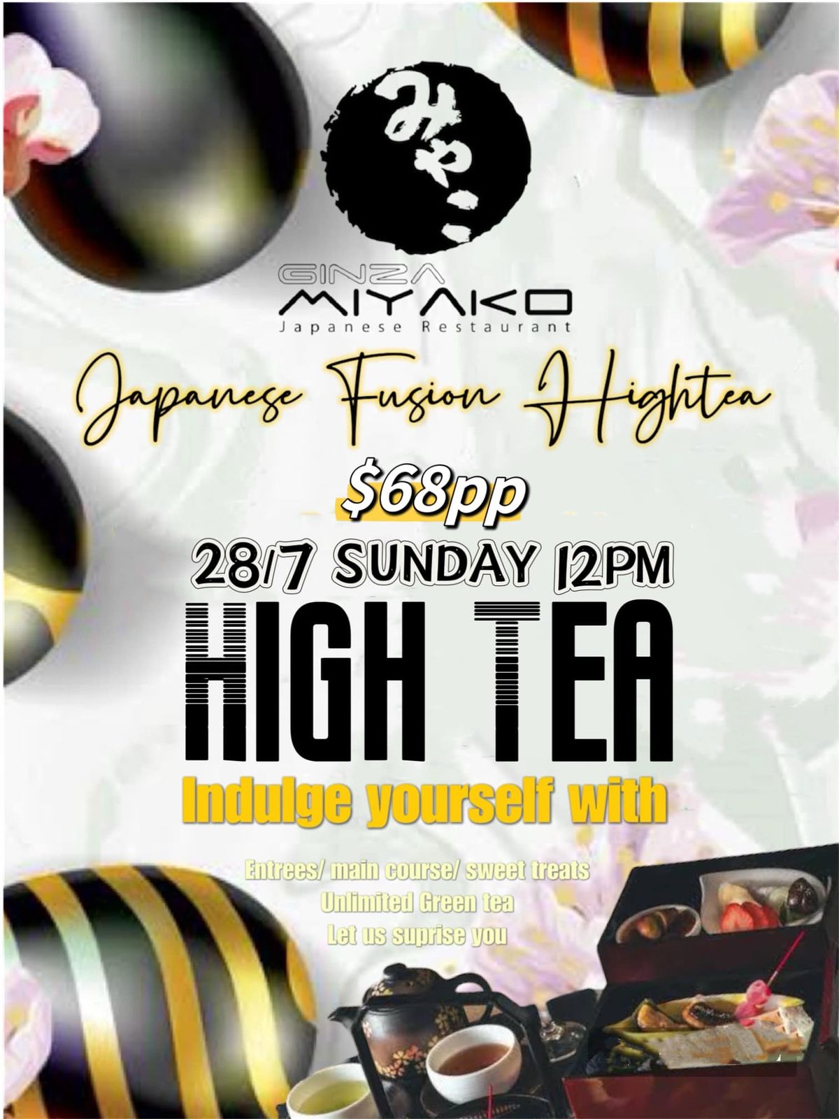 Easter Feast Japanese Fusion Hightea