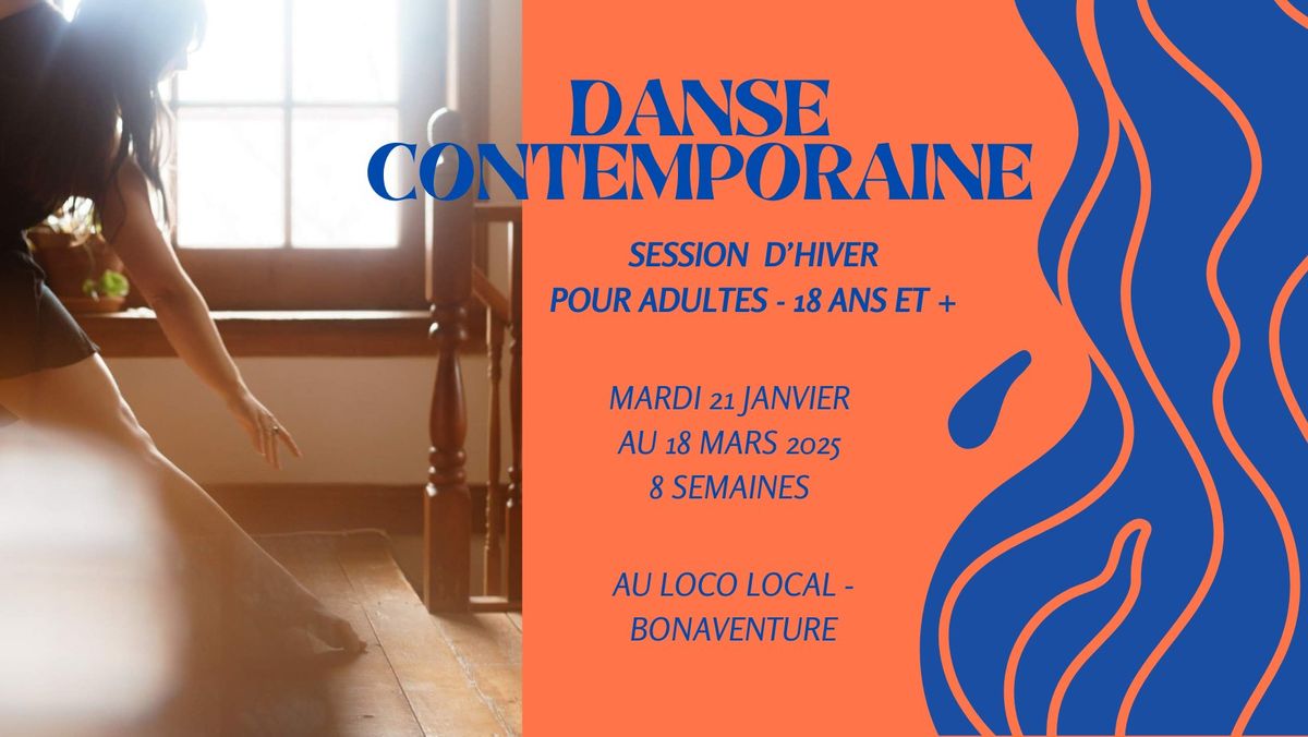 DANSE CONTEMPORAINE - Session hiver 2025 