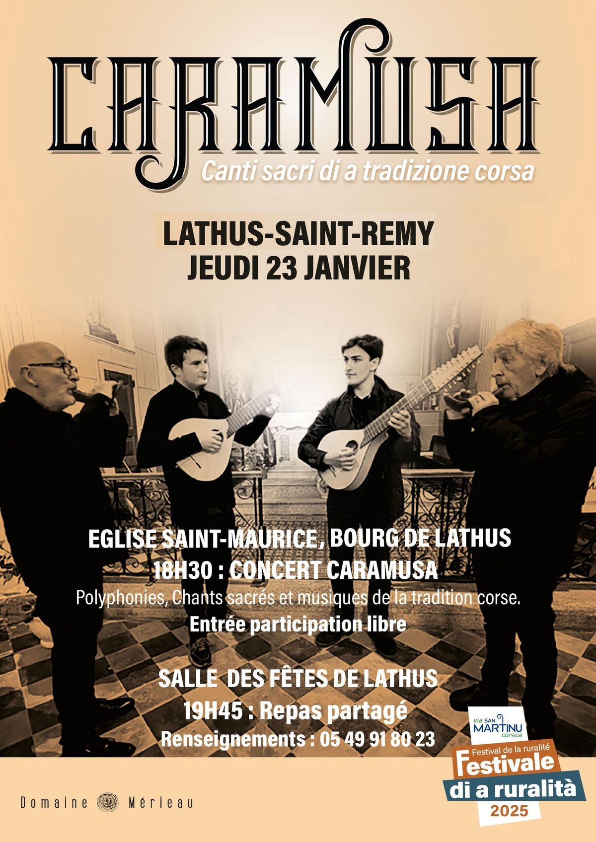 Polyphonies corses en l'\u00e9glise de Lathus