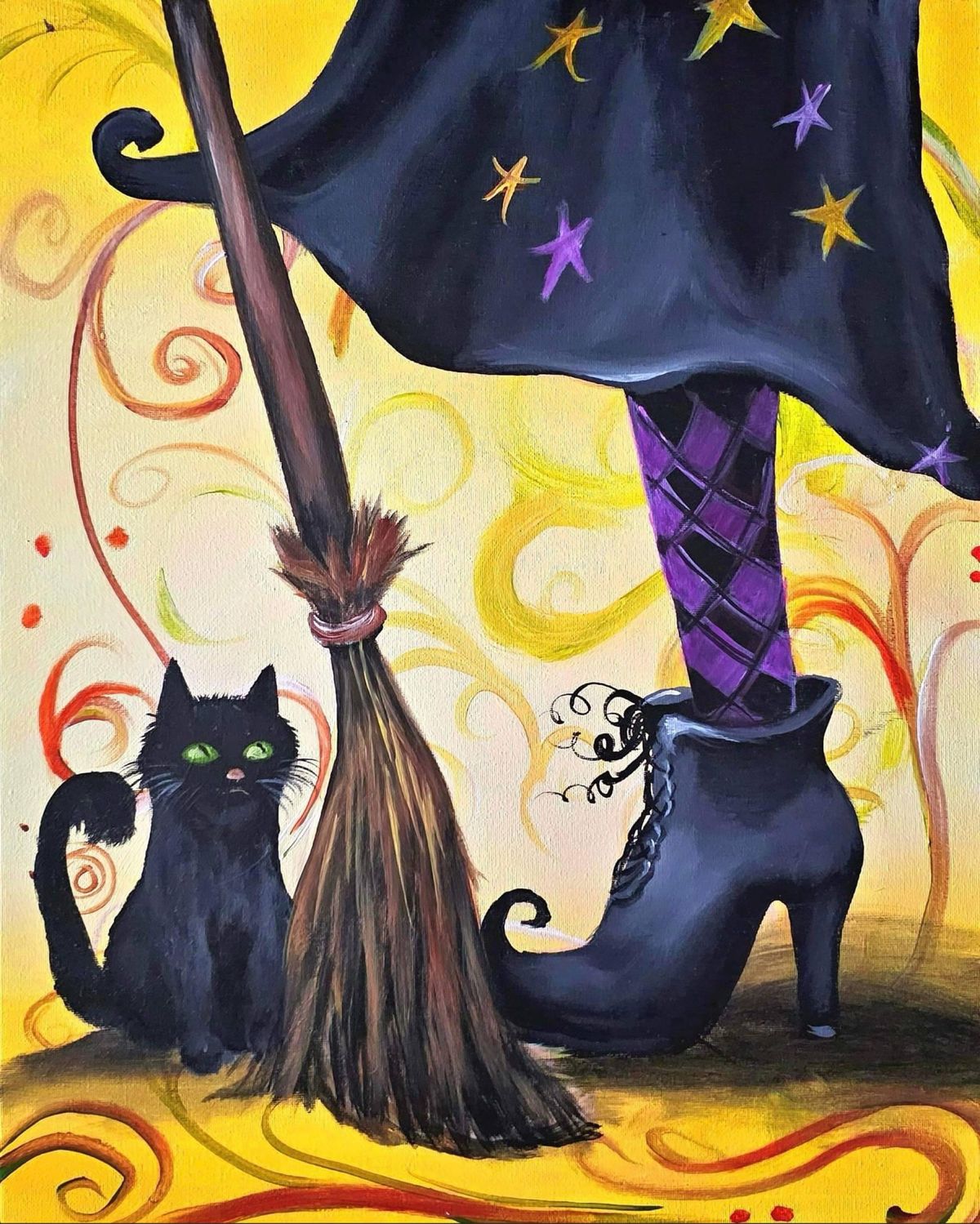 *17 SPOTS LEFT*Paint Witchy Things at Time Travelers Brewing 2pm