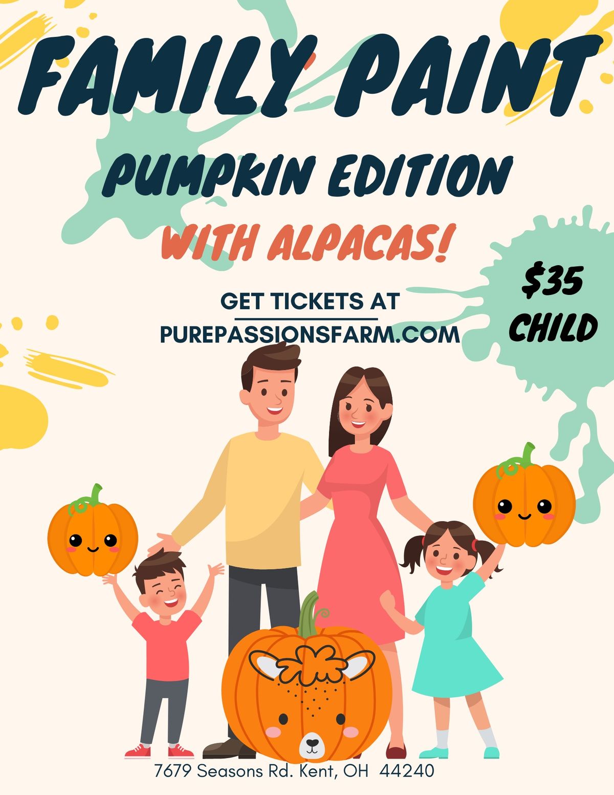 Family Paint: Pumpkin Edition