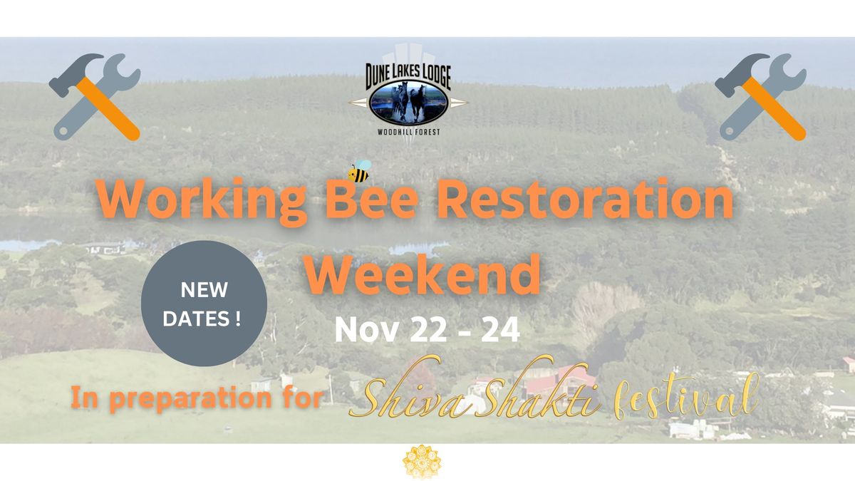 Working Bee Restoration Weekend 