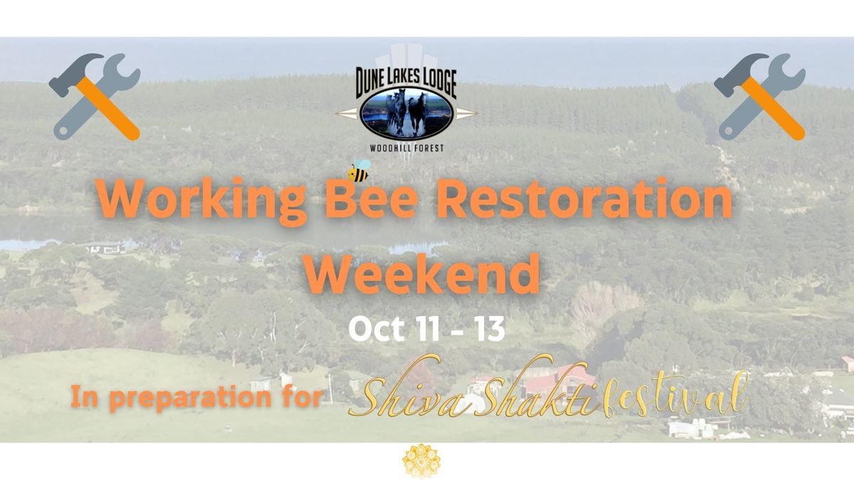 Working Bee Restoration Weekend 