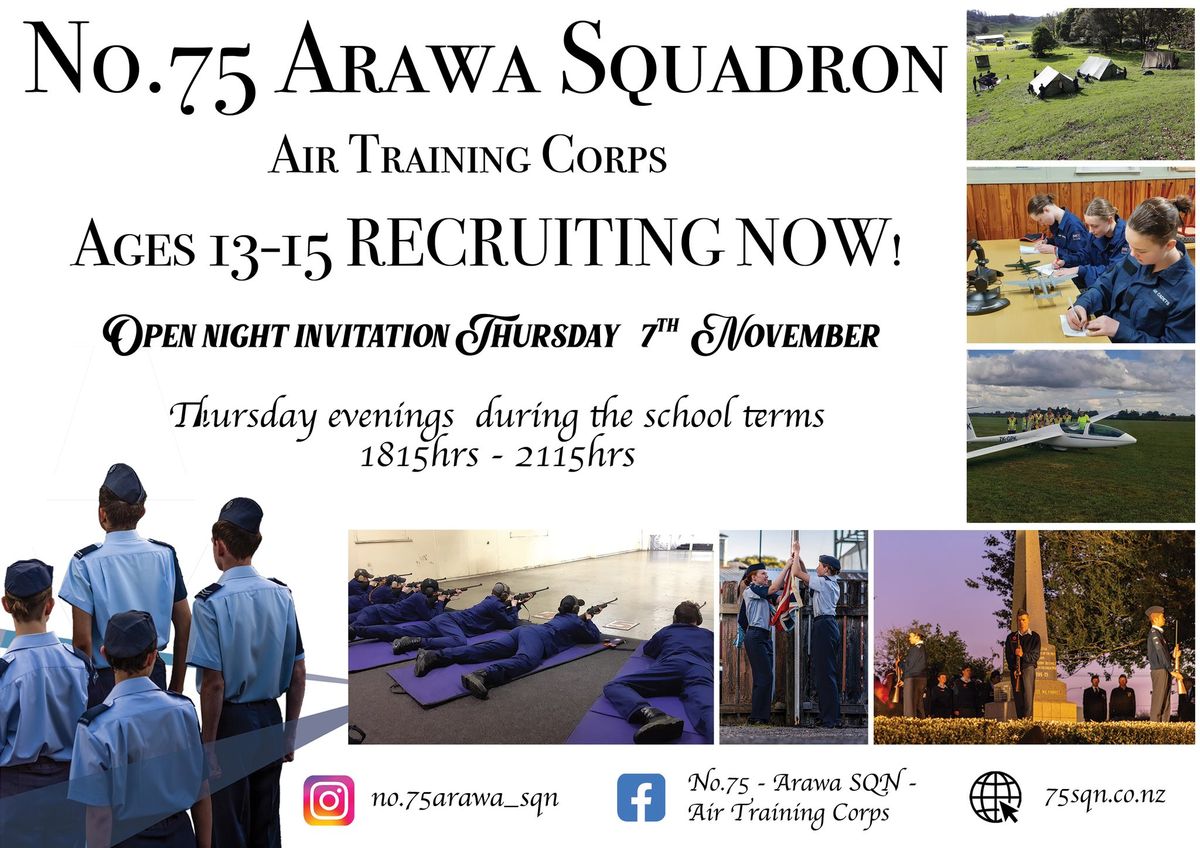 No.75 Arawa Squadron Open Night