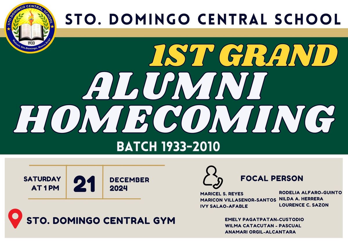 GRAND ALUMNI HOMECOMING