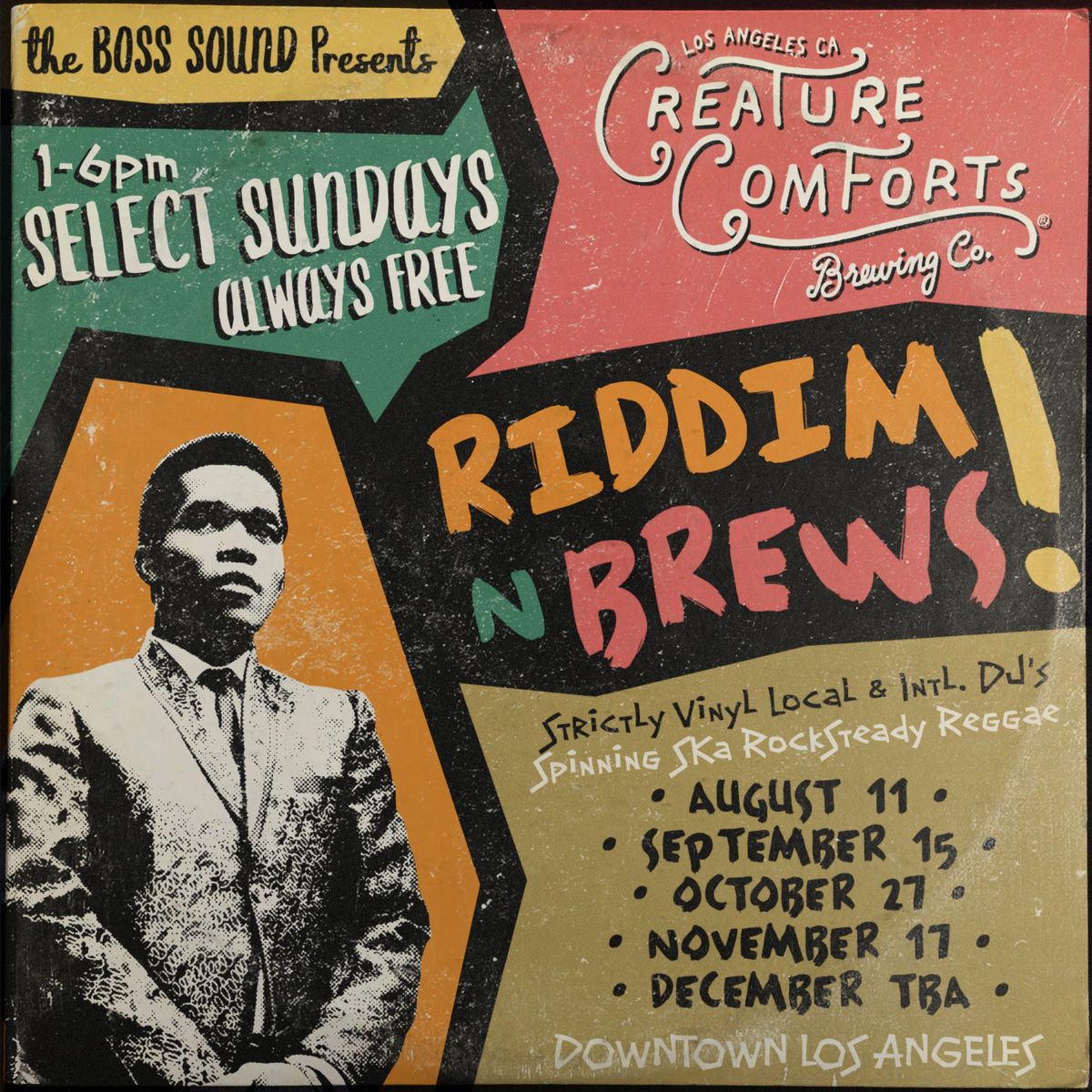 Riddim 'N' Brews @ Creature Comforts | DTLA | All Ages | FREE