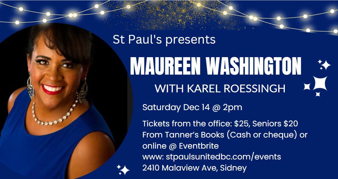 St Paul's presents Maureen Washington