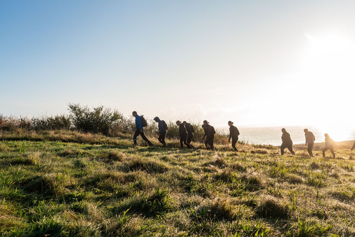 Eventyr i h\u00f8jderne - En halvmarathon walk #3 - Moesgaard Strand