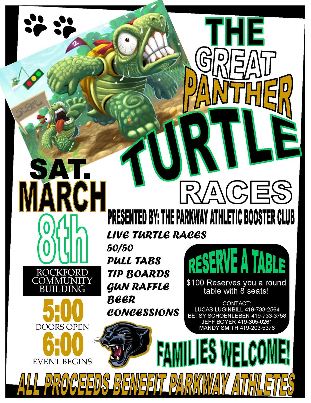 Parkway Booster Club Turtle Races