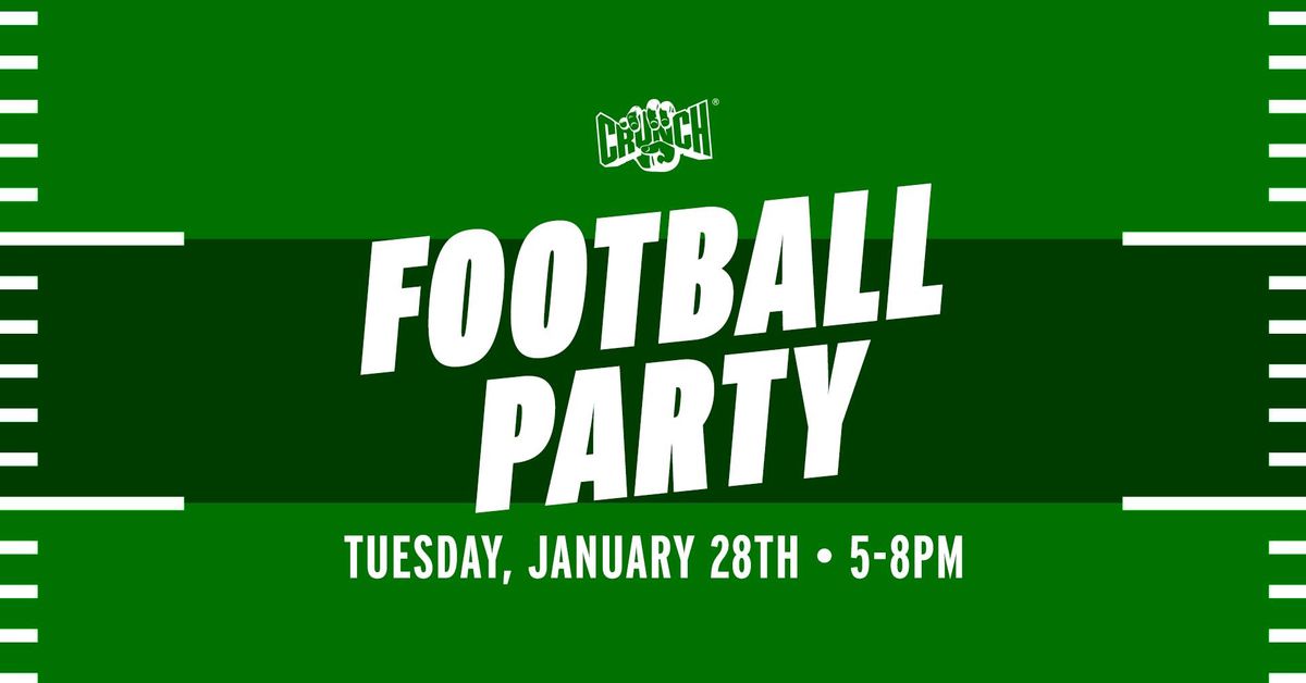 Football-Themed End of Month Party