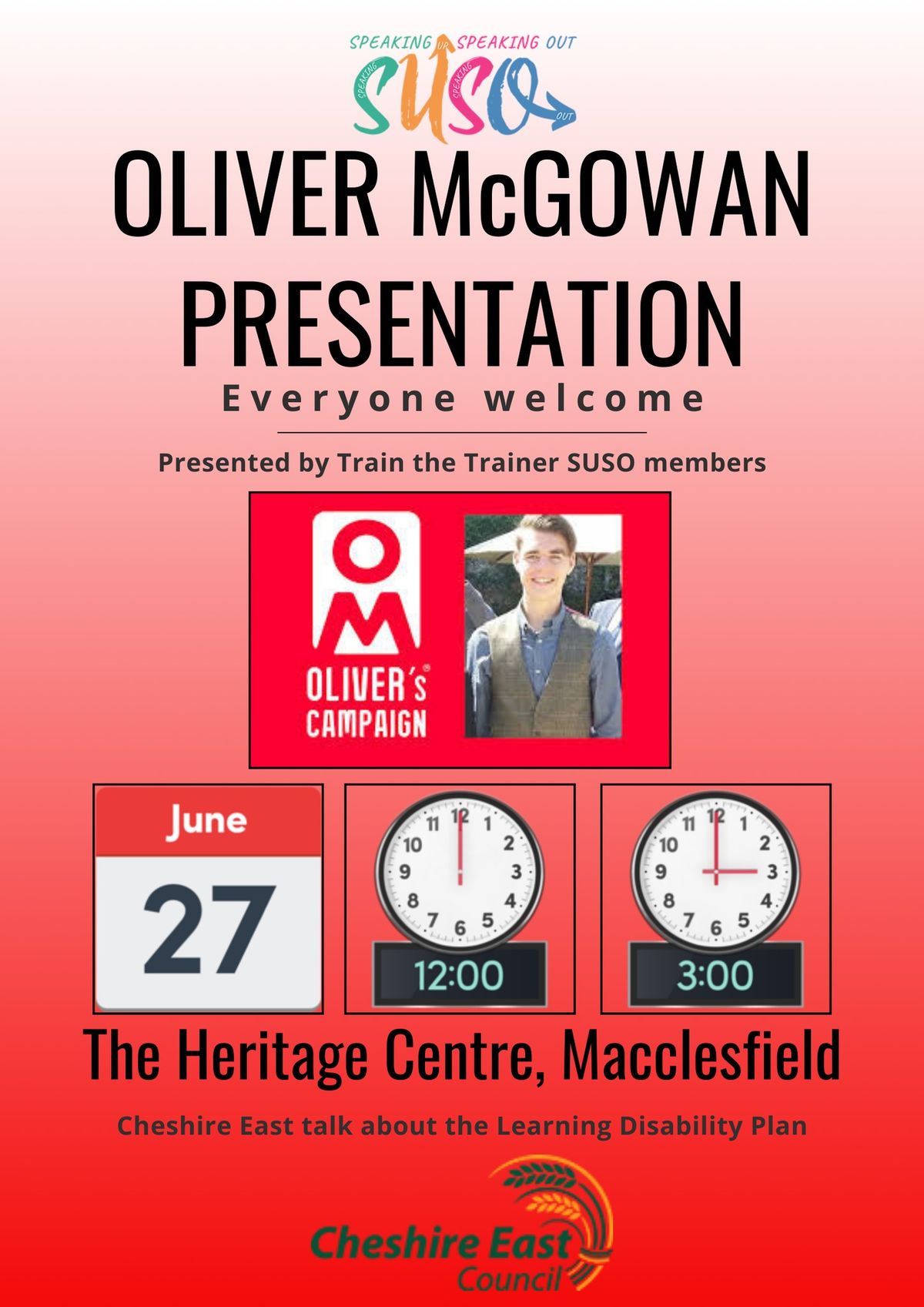 Oliver McGowan members presentation