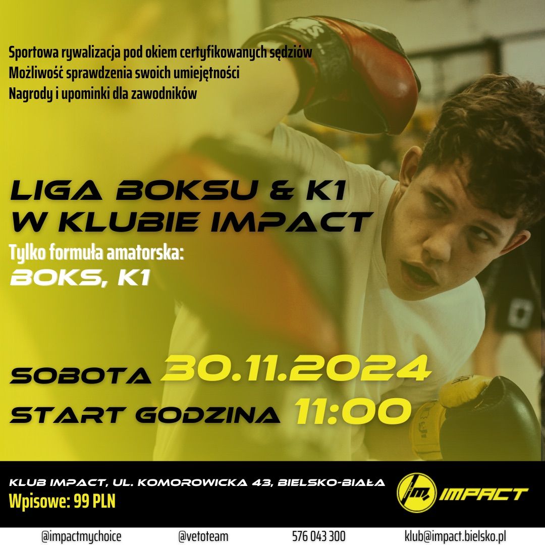 Liga Boksu & K1 w klubie Impact! \ud83e\udd4a