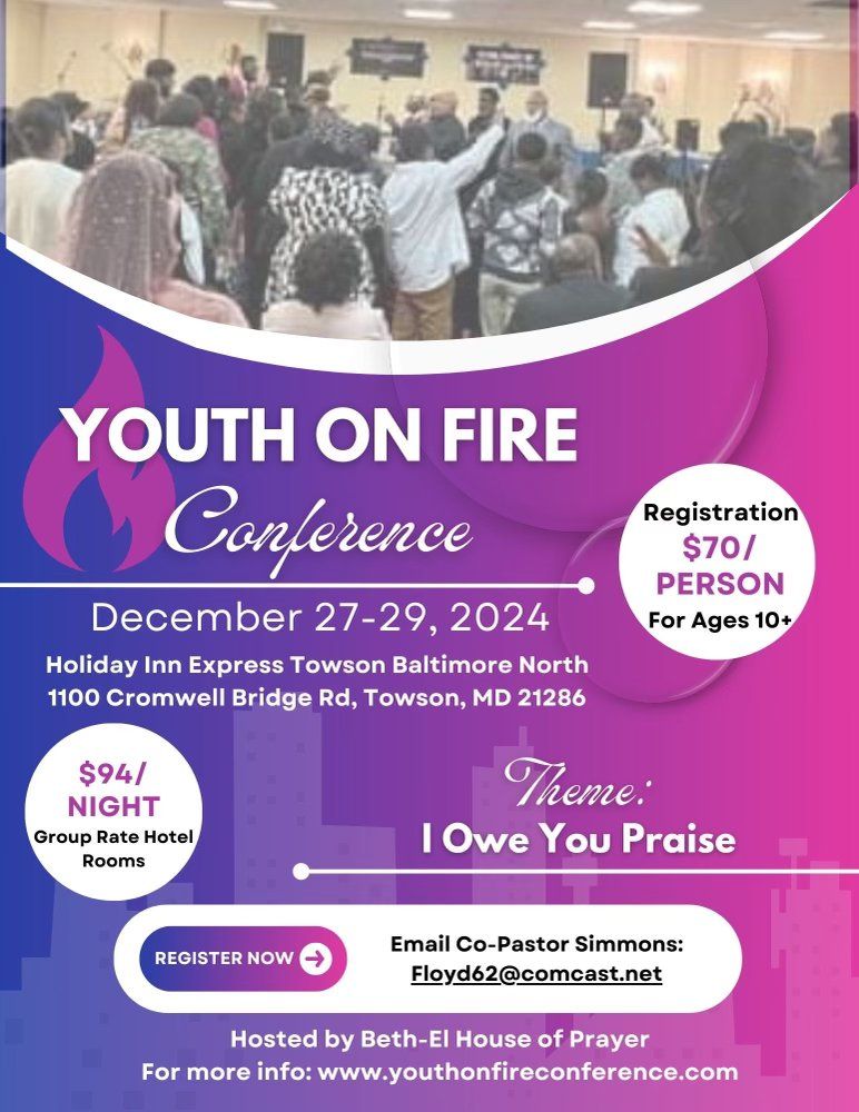 YOUTH ON FIRE CONFERENCE