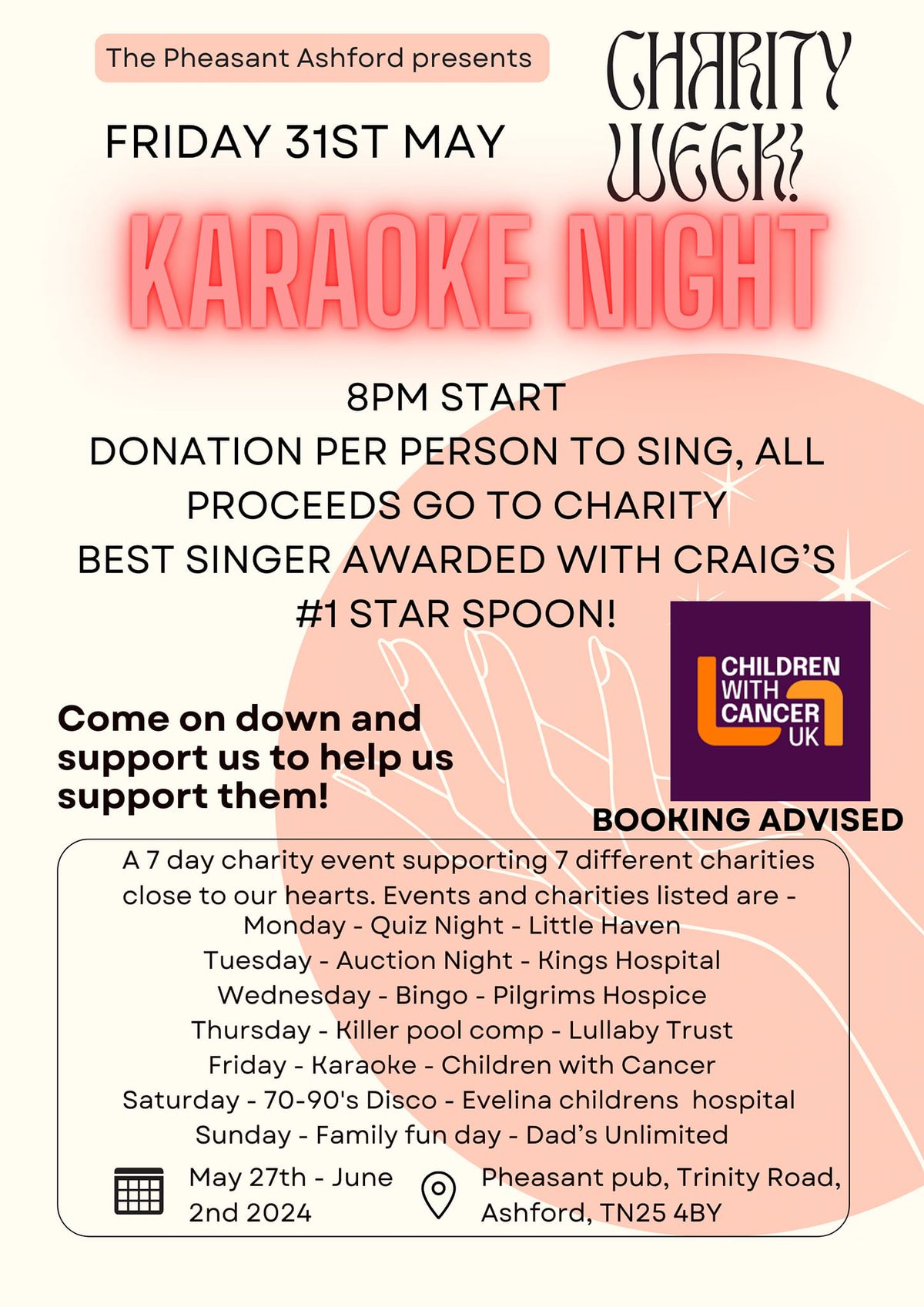 Karaoke Night - Charity Week