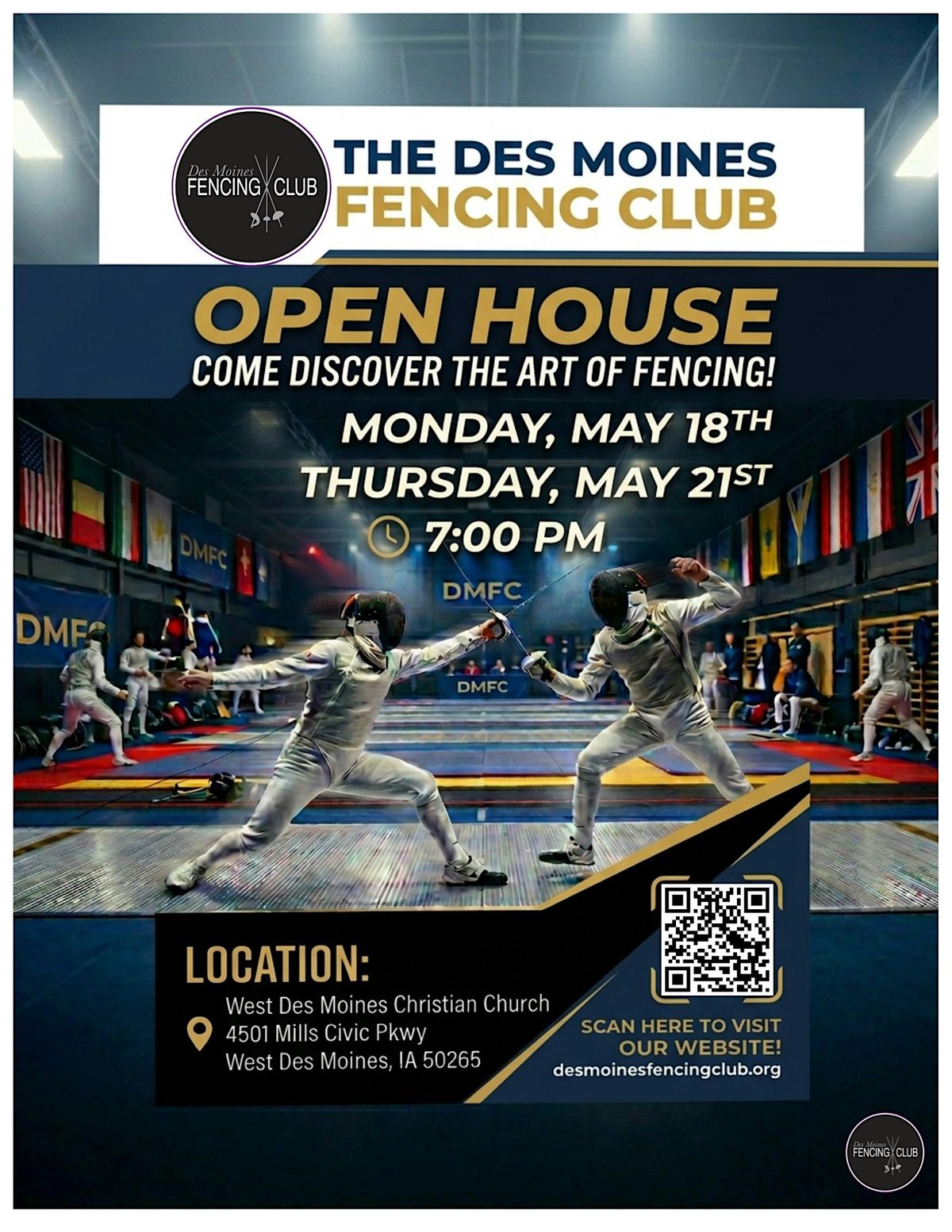 Des Moines Fencing Club Open House
