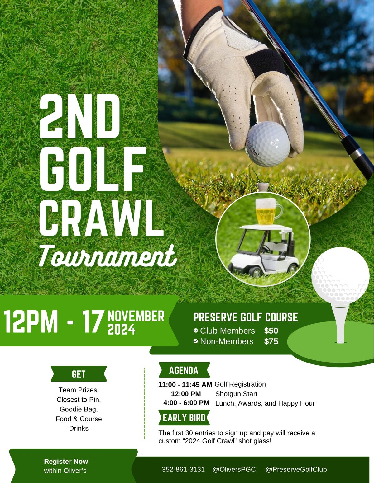 2nd Golf Crawl Tournament