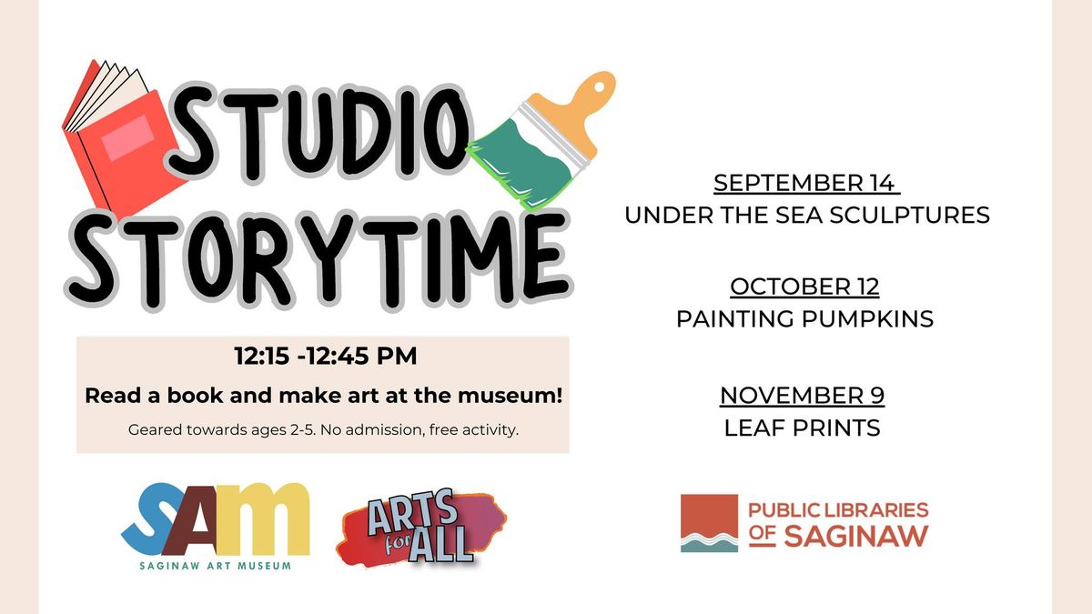 Studio Storytime - Fall 2024