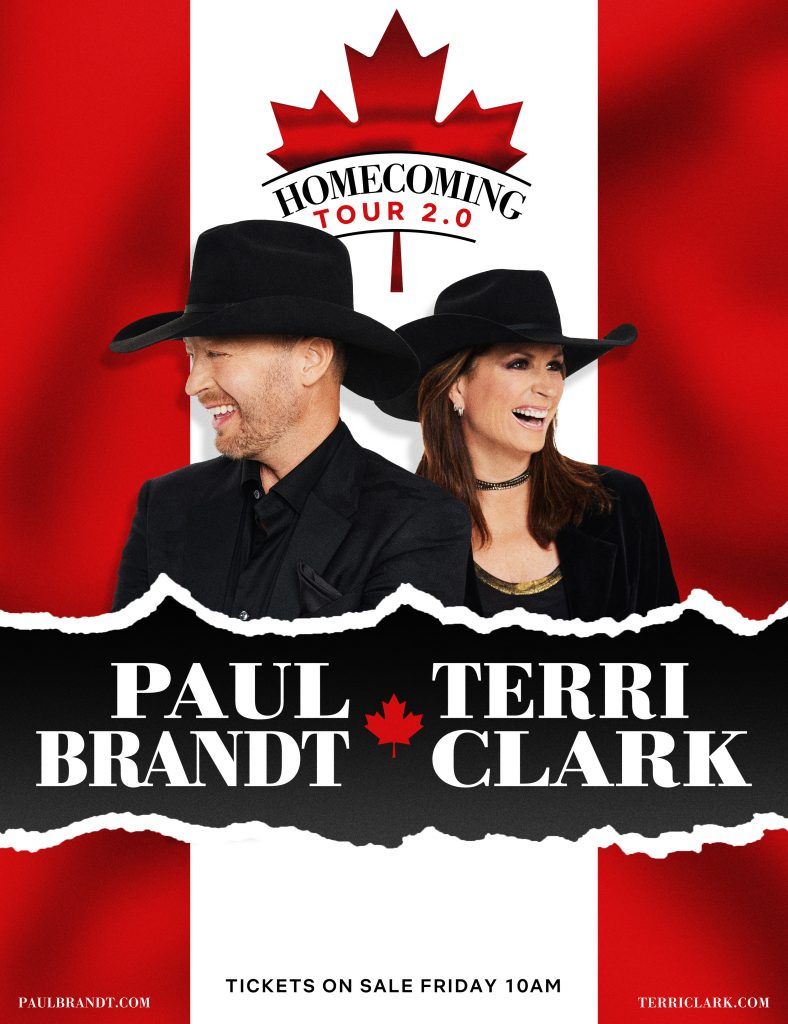 Terri Clark and Paul Brandt at Northern Alberta Jubilee Auditorium