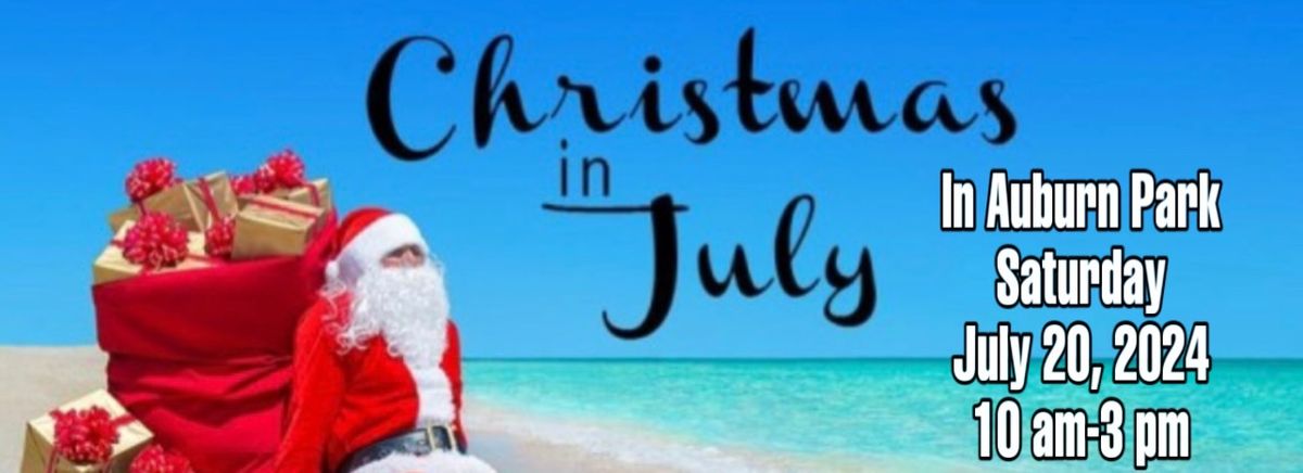 CHRISTMAS IN JULY & CHALK IN THE PARK