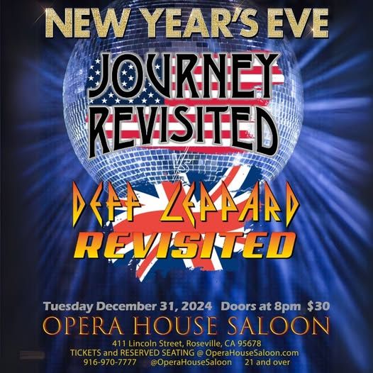 New Year's Eve-A Night of Rock Legends: Journey Revisited & Def Leppard Revisited!