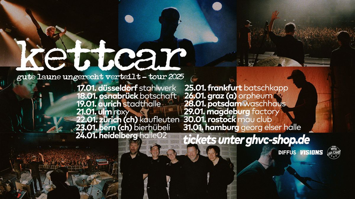 KETTCAR \u2013 "Gute Laune ungerecht verteilt" Tour 2025 | Hamburg (AUSVERKAUFT)