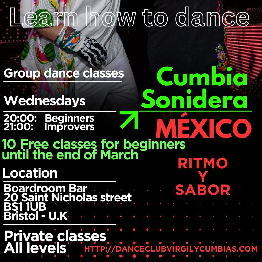 Learn how to dance Cumbia Sonidera (Mexico)