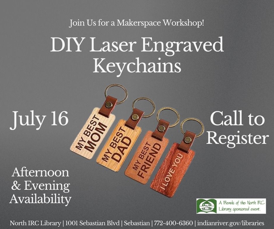 Makerspace DIY Laser Engraved Keychains