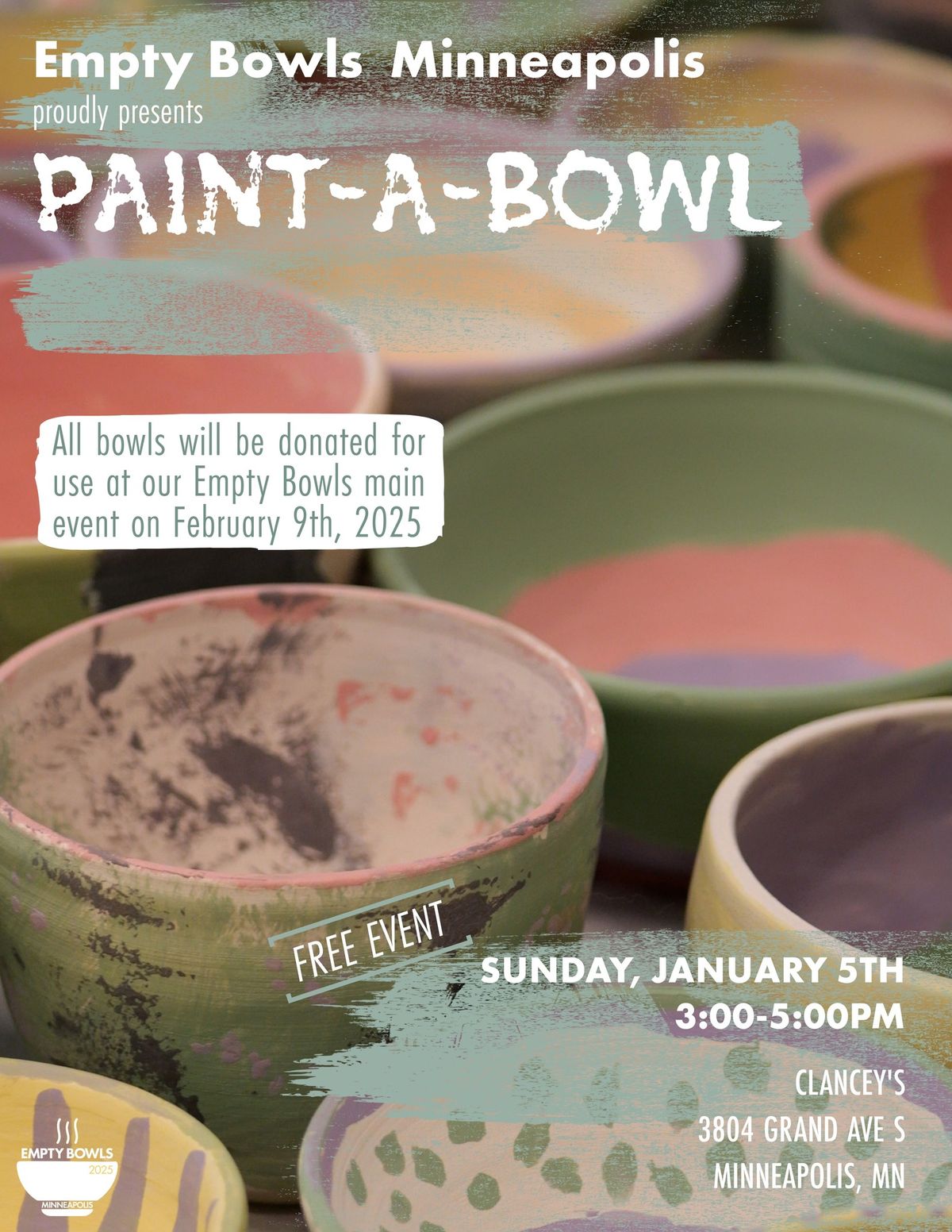 Empty Bowls: Paint-a-Bowl Event