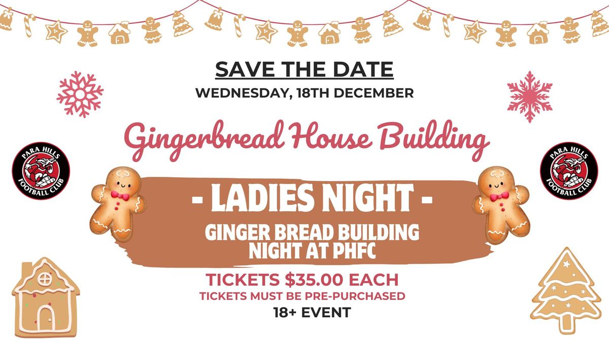 PHFC Gingerbread House Building Night -  18+ Event