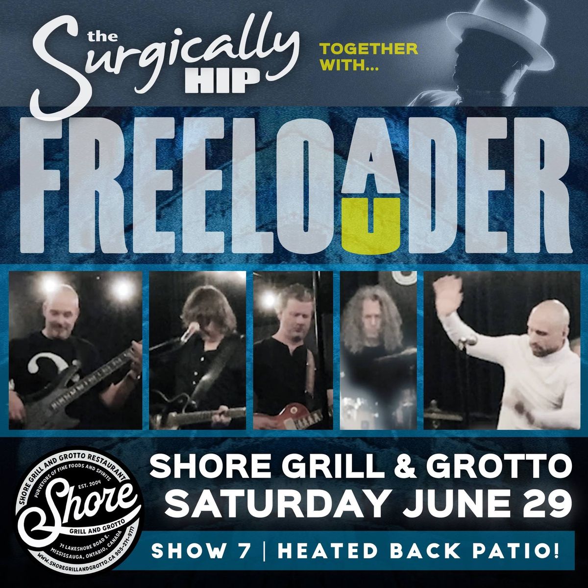 The Surgically Hip LIVE at Shore Grill and Grotto! 