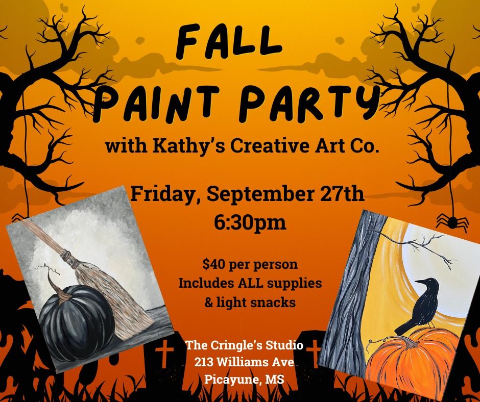 Fall Paint Party 