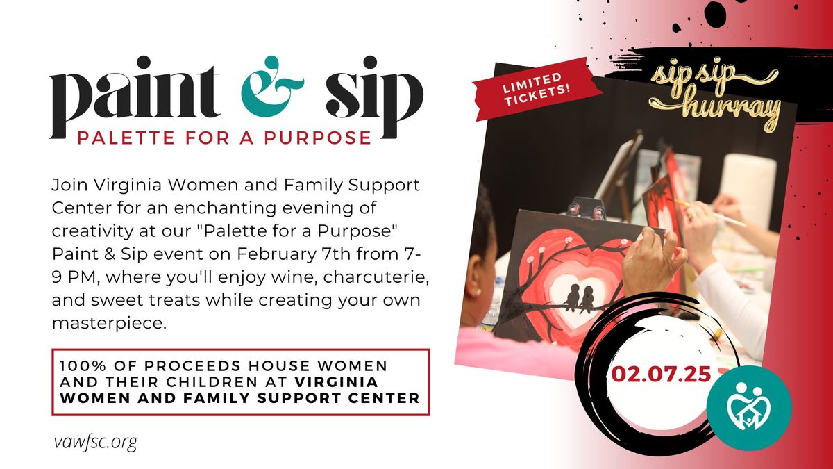 Palette for a Purpose - Paint & Sip Fundraiser