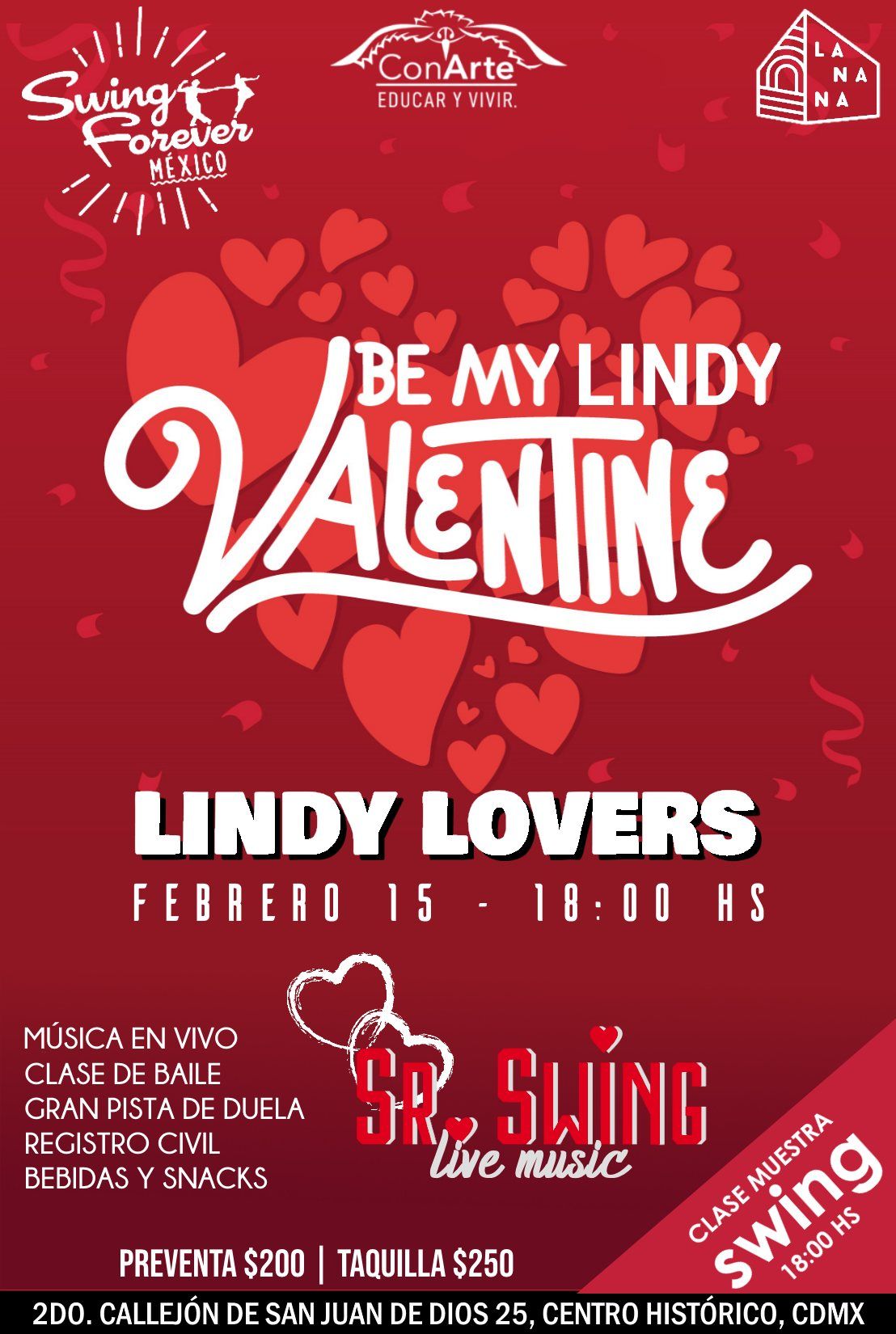 FIESTA || BE MY LINDY VALENTINE || LINDY LOVERS PARTY