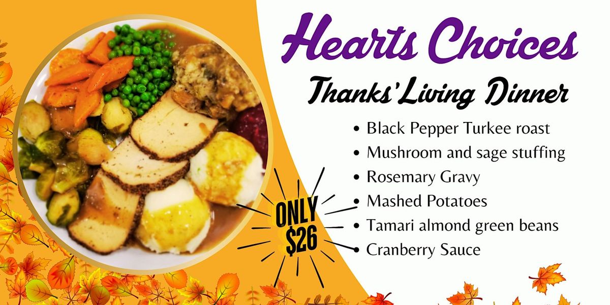 Hearts Choices Thanks'living Dinner 2024