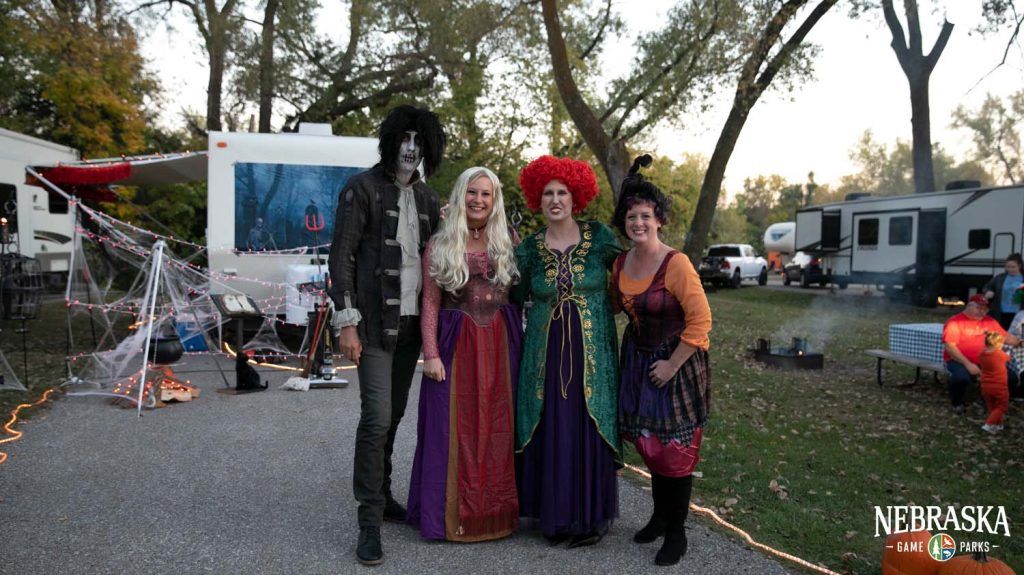 Halloween Campsite Decorating & Trick or Treating at Fremont Lakes SRA