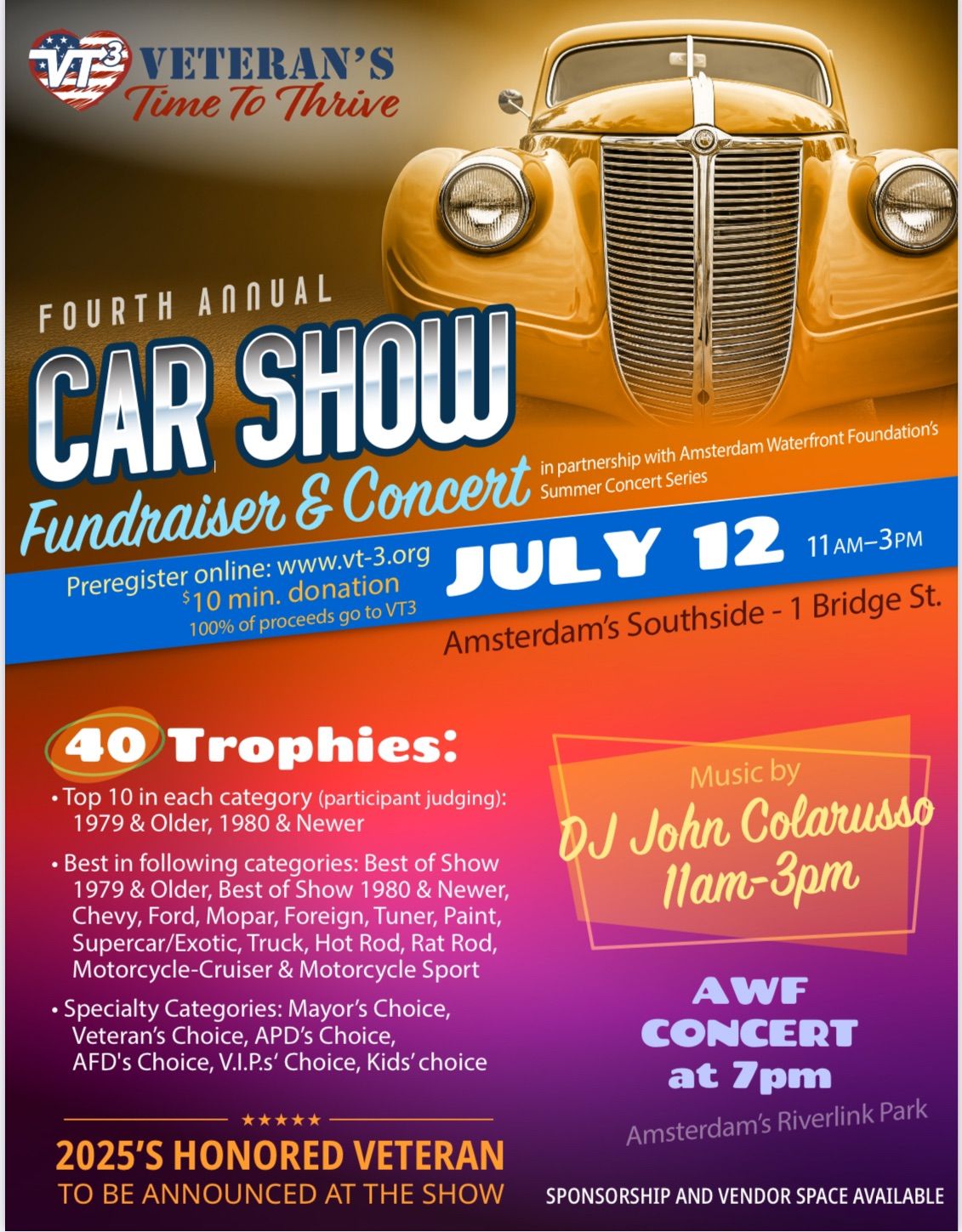 VT3 4th Annual Car Show