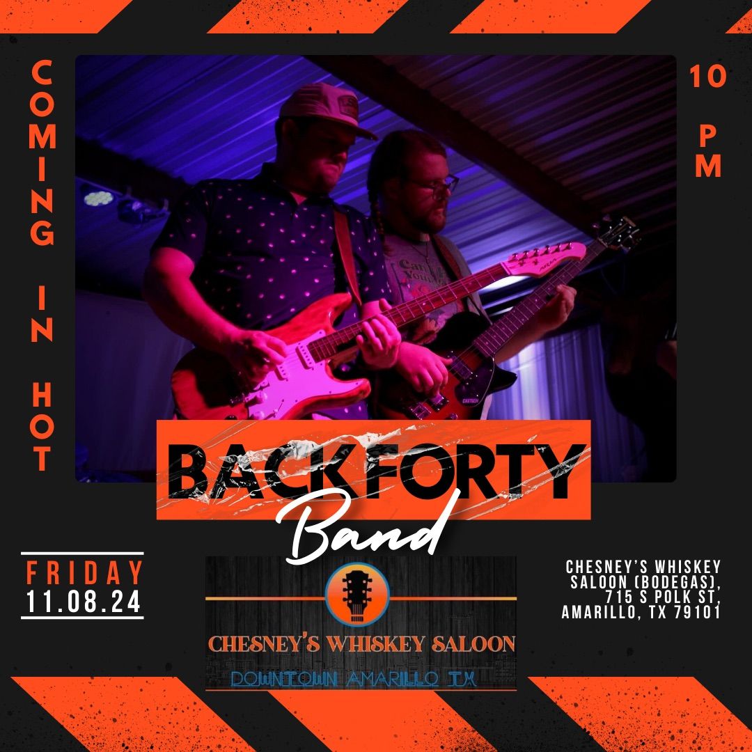 Back Forty Band Live at Chesney's Whiskey Saloon