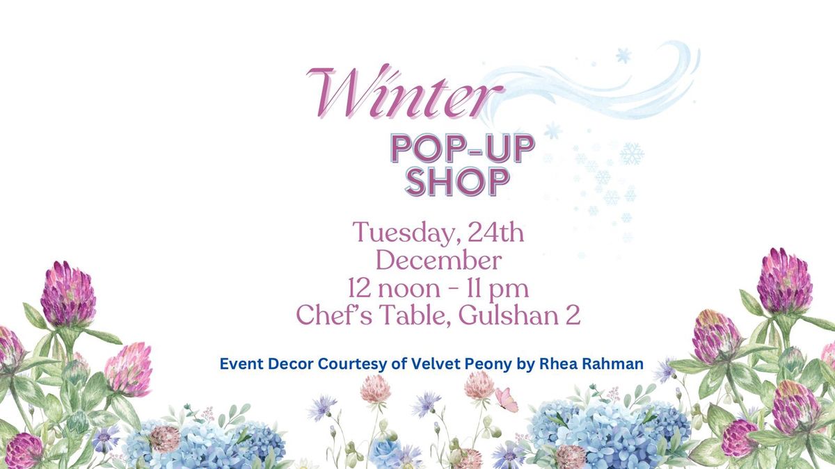 Winter Pop-up Shop