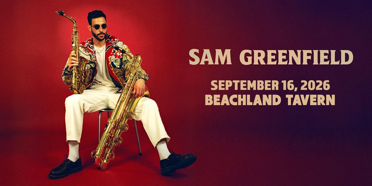 Sam Greenfield at Cannery Hall - Row One Stage
