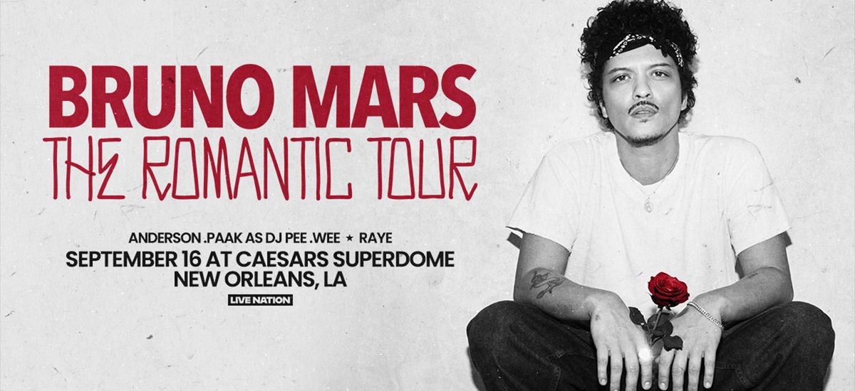 Bruno Mars New Orleans Tickets