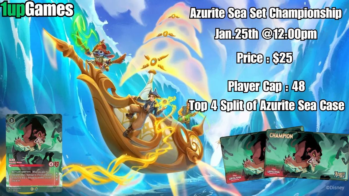 AZURITE SEAS SET CHAMPIONSHIP