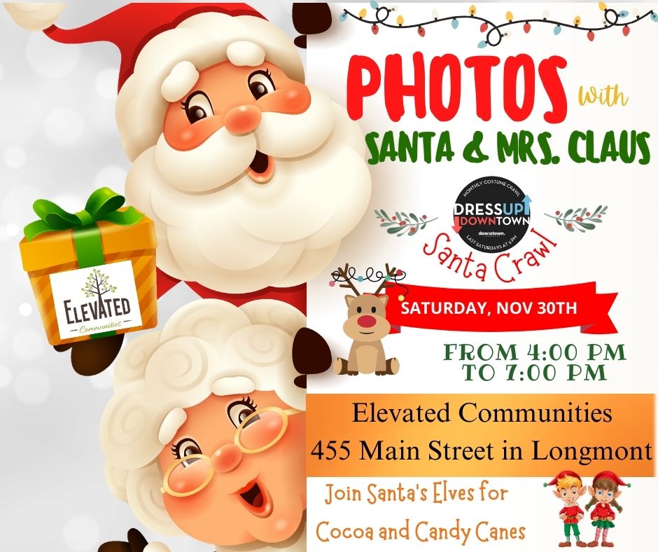 Photo with Santa & Mrs. Claus