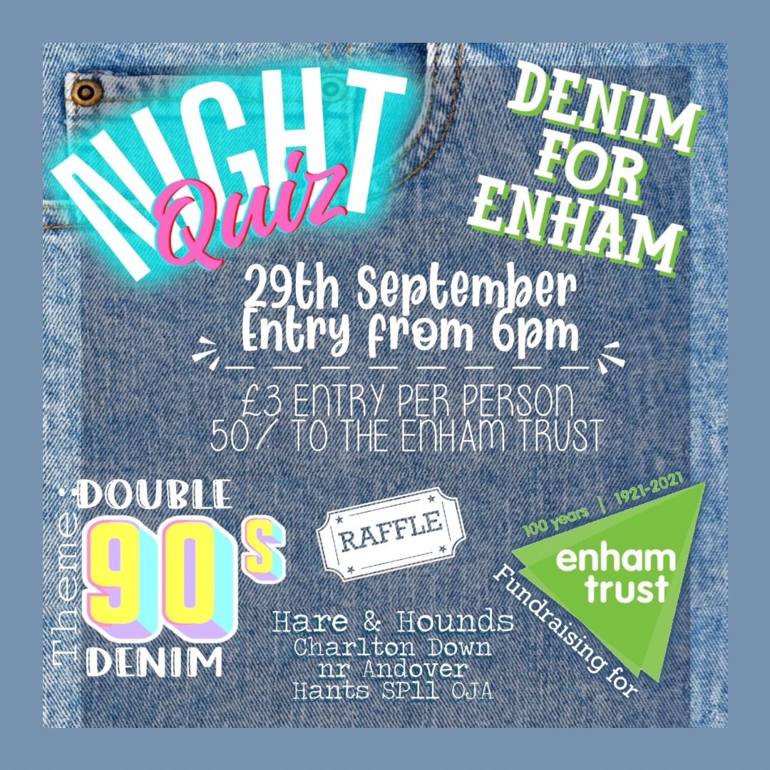 Denim For Enham - Quiz Night