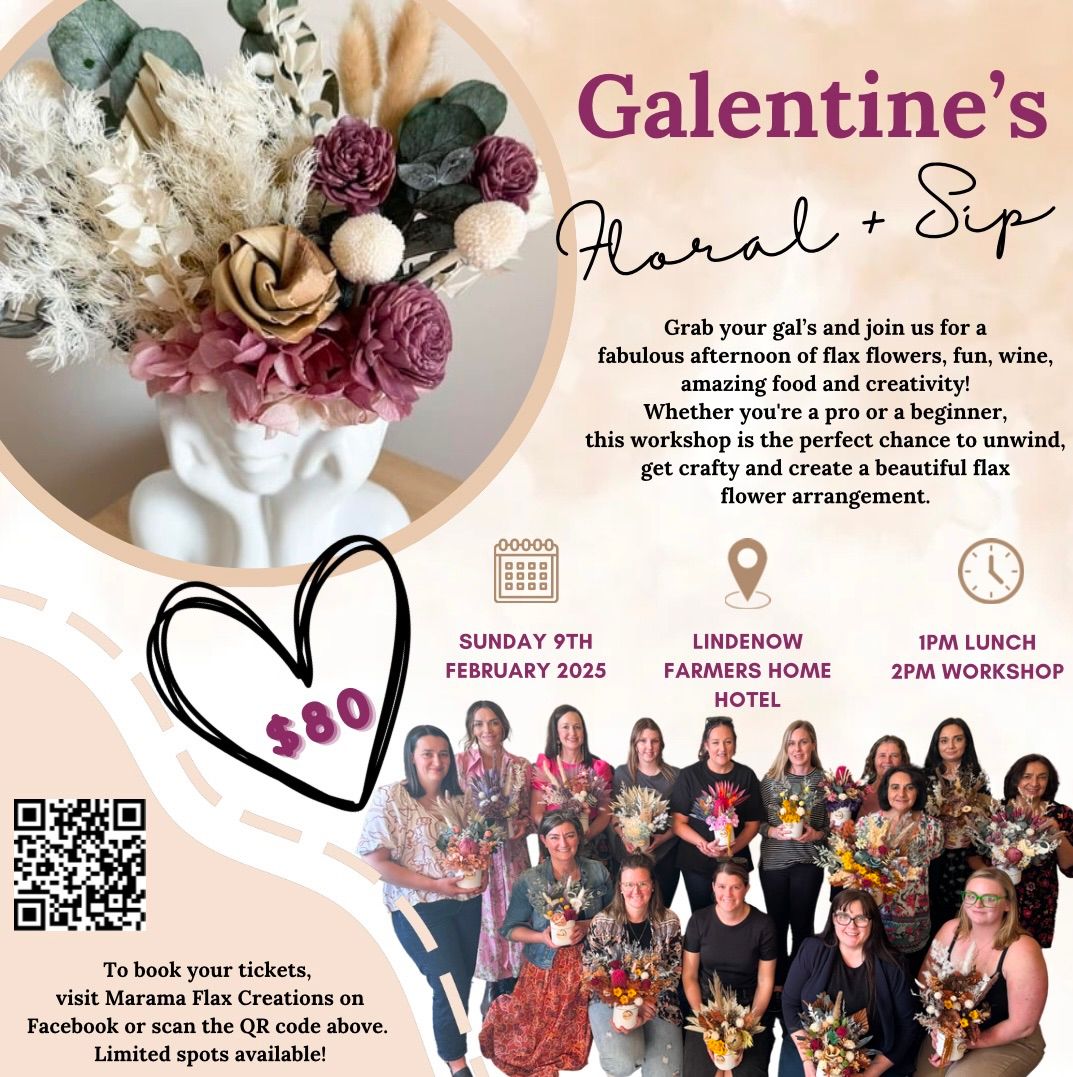 Galentine\u2019s Day Floral and Sip