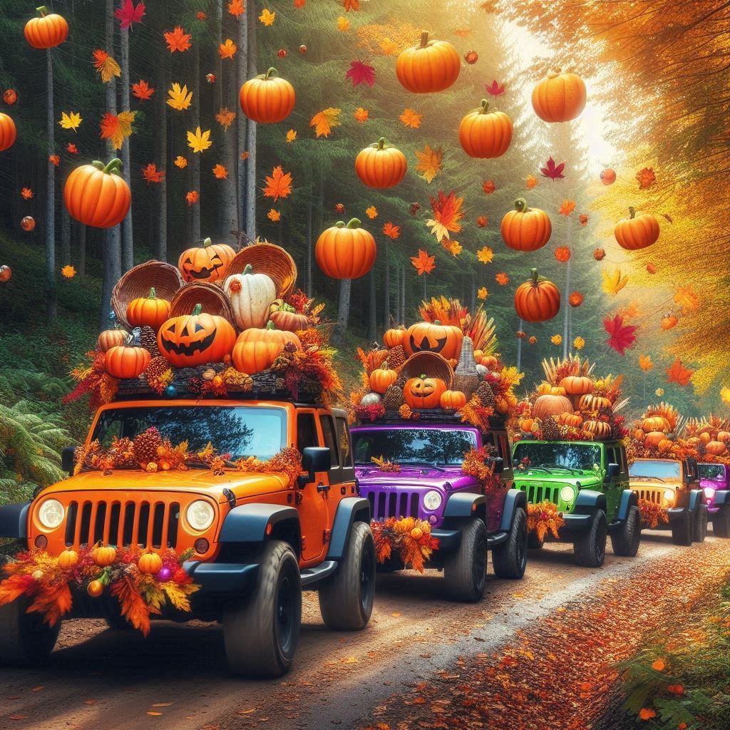 Jeeps giving back to the community for Thanksgiving