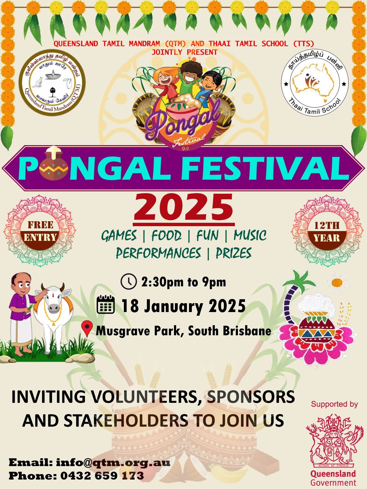 Pongal Festival QLD 2025 