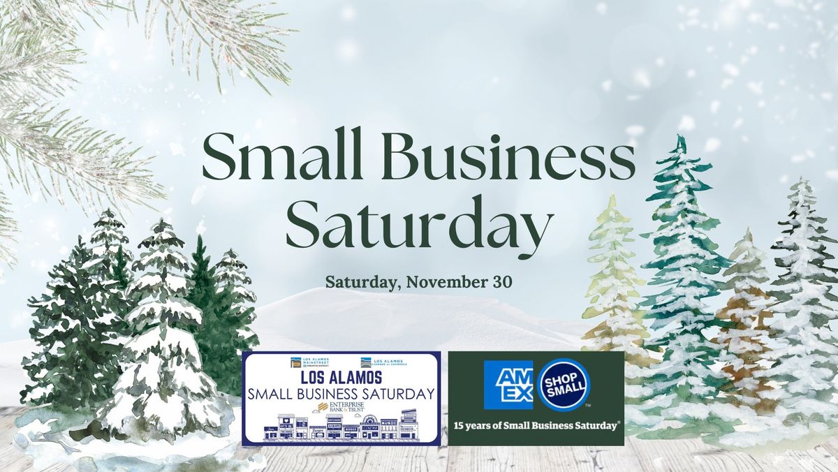 Small Business Saturday @ Fuller Lodge Art Center