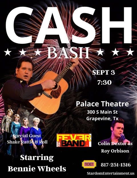 Cash Bash Palace Theater Grapevine 3 September 22