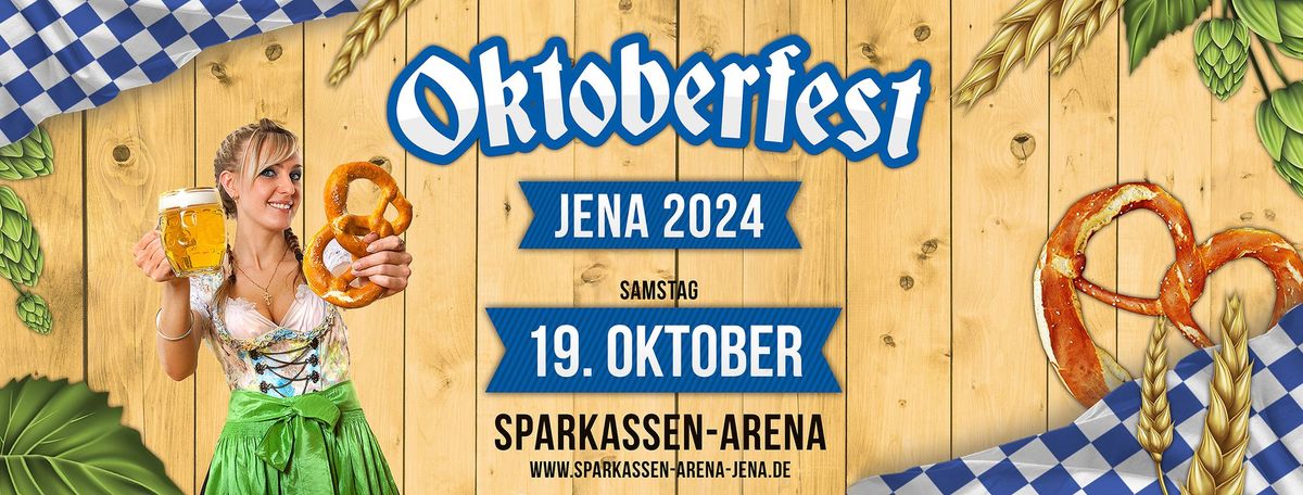 OKTOBERFEST JENA 2024 am 19. Oktober in der Sparkassenarena Jena mit BERGLUFT & DJ EL BARTHO